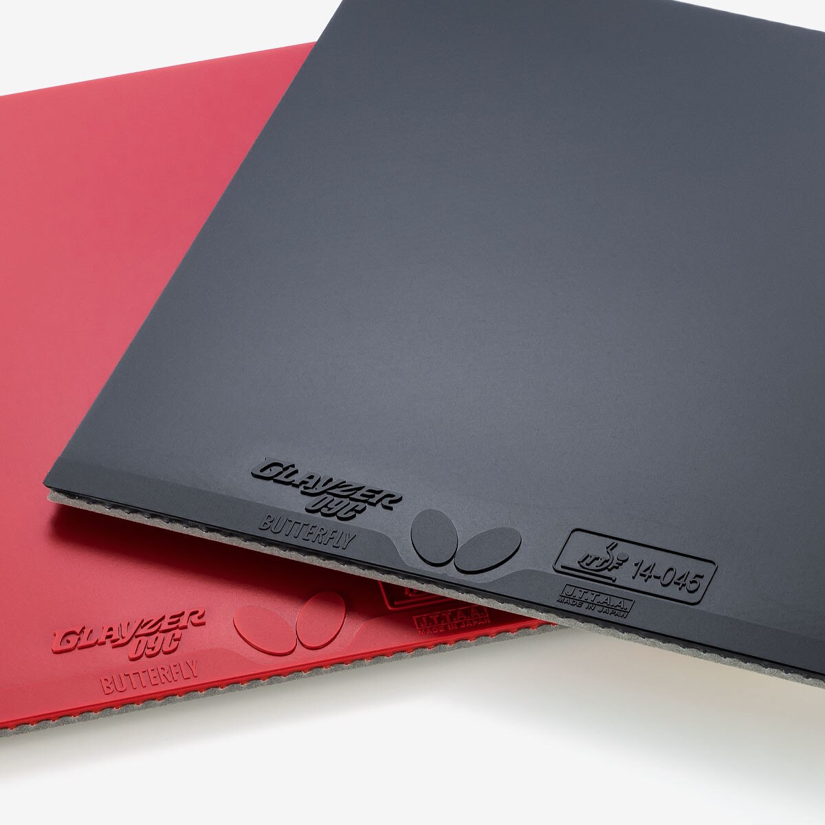 Butterfly GLAYZER 09C: Red & Black Rubber
